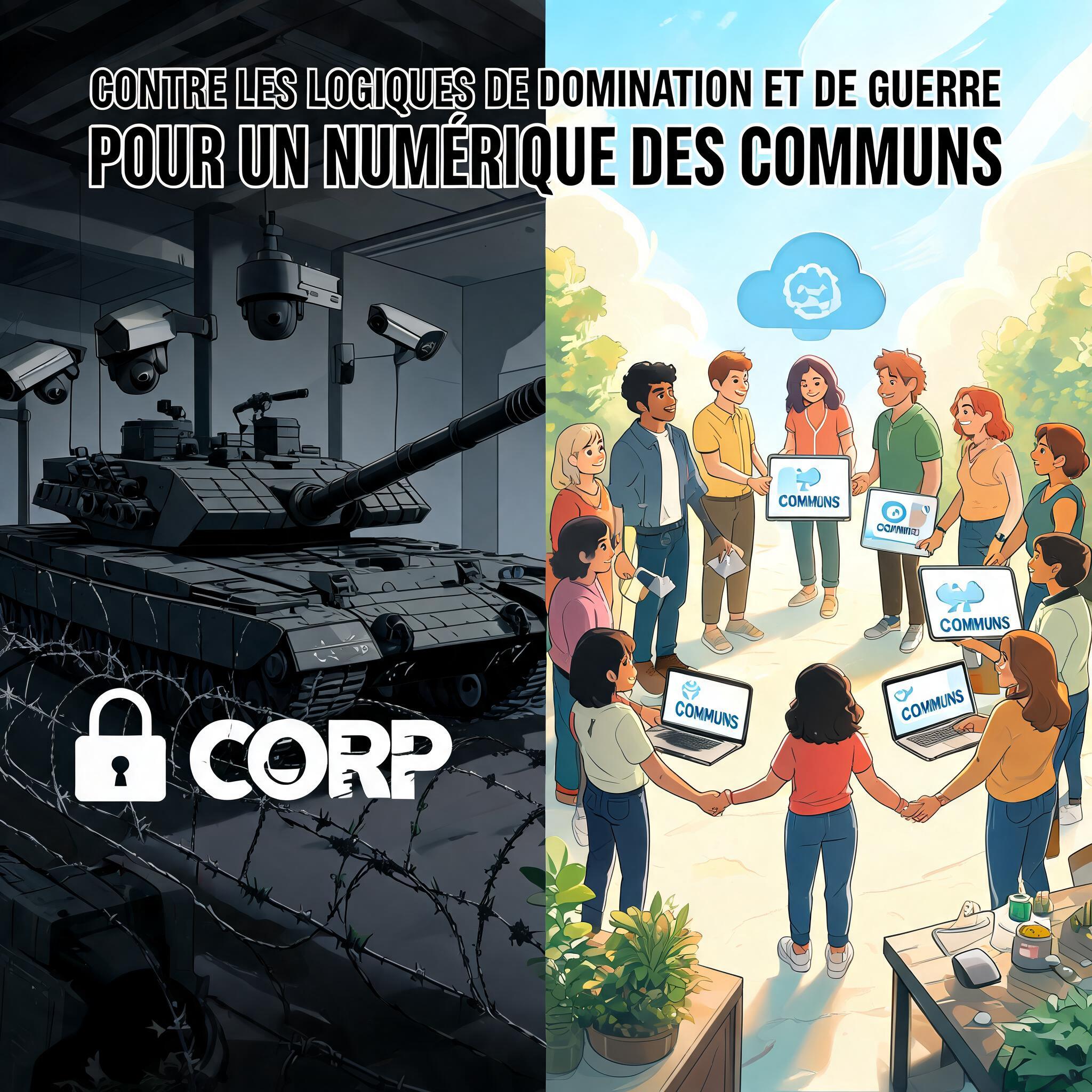 Contre les logiques de domination et de guerre, pour un numérique des communs